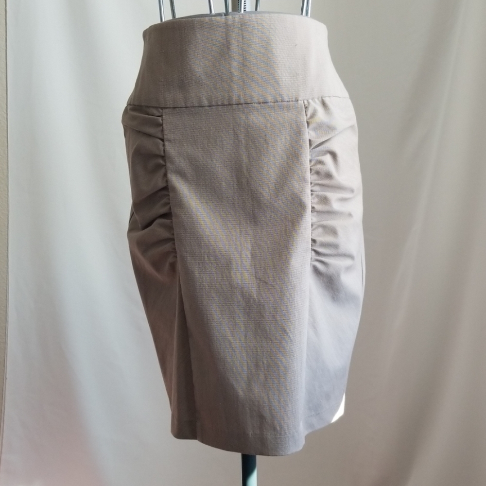 Grey Pencil Skirt